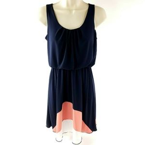 Enfocus Petite Navy Short Sleeveless Dress